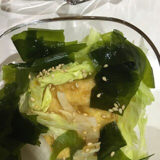 厚揚げのサラダ